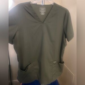 Cherokee Women’s Olive Green Scrub Top